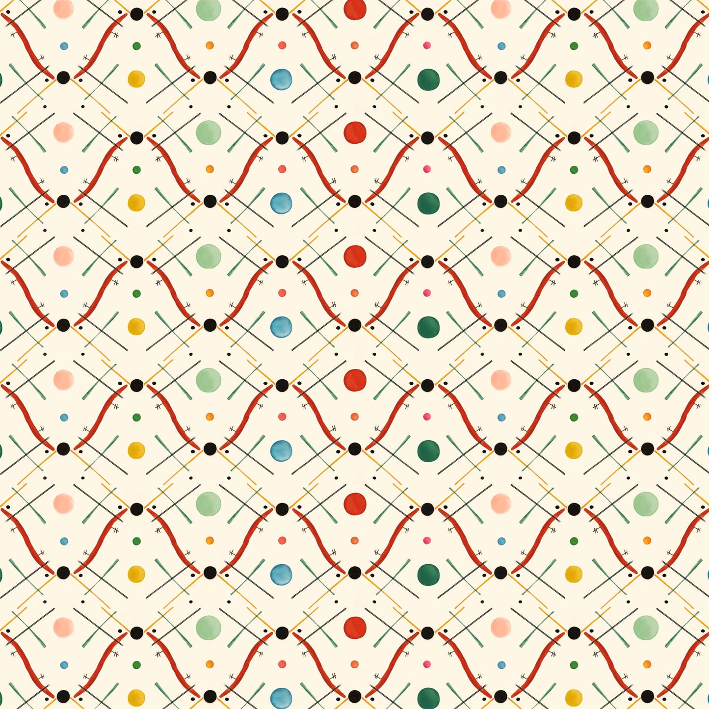 Improvisation Number 1 Wallpaper - Red