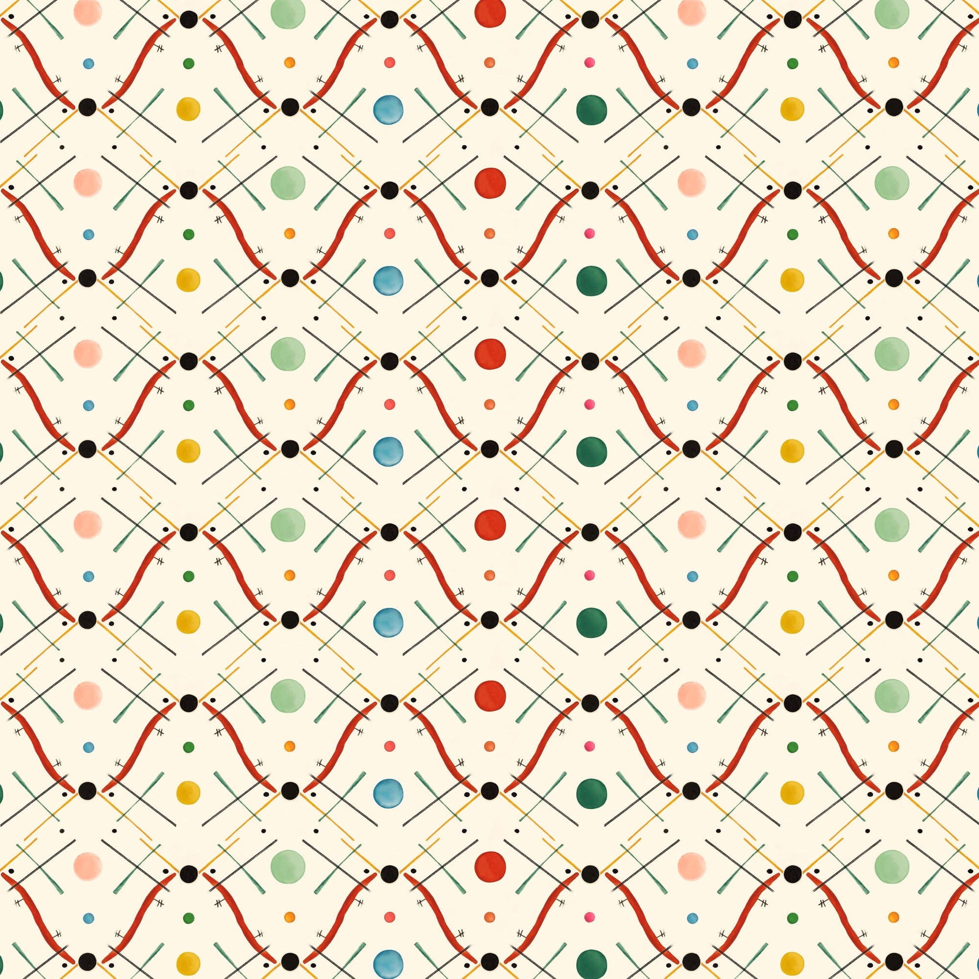 Improvisation Number 1 Wallpaper - Red