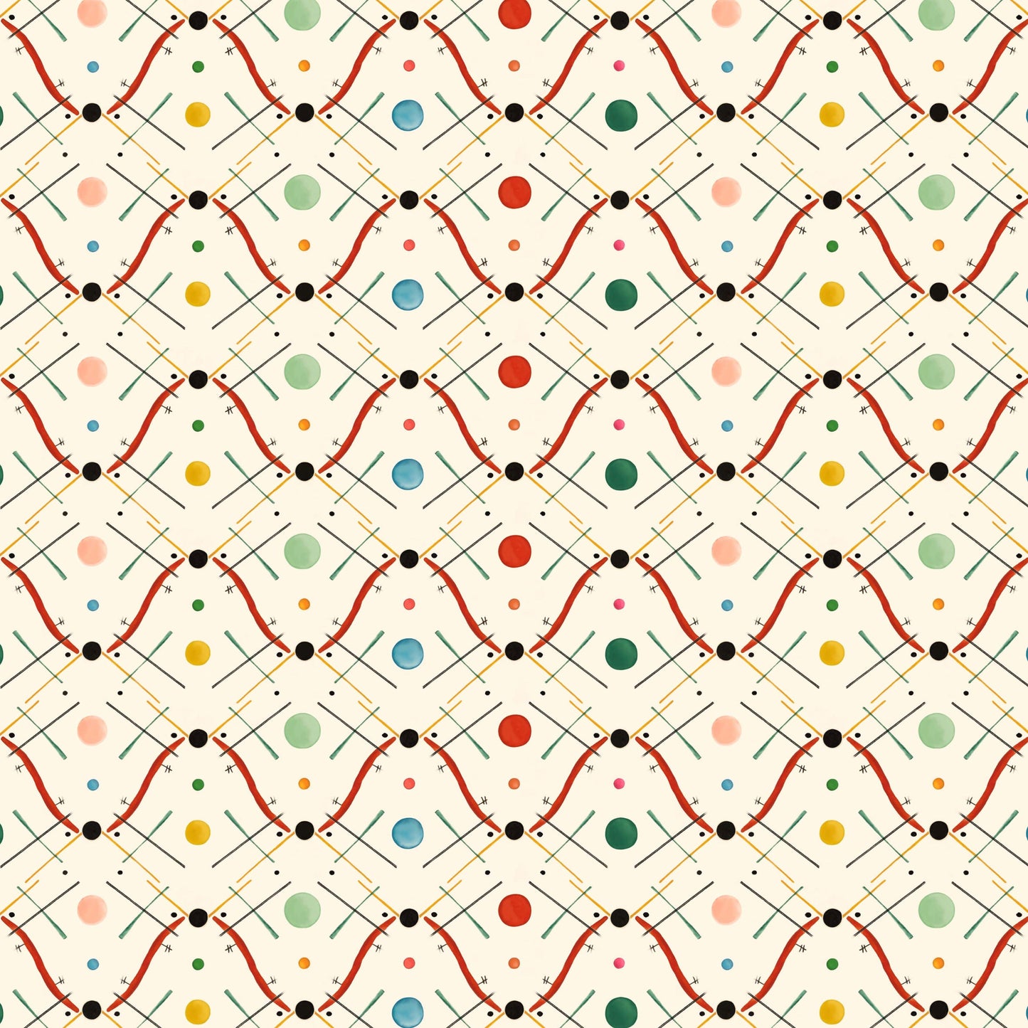 Improvisation Number 1 Wallpaper - Red