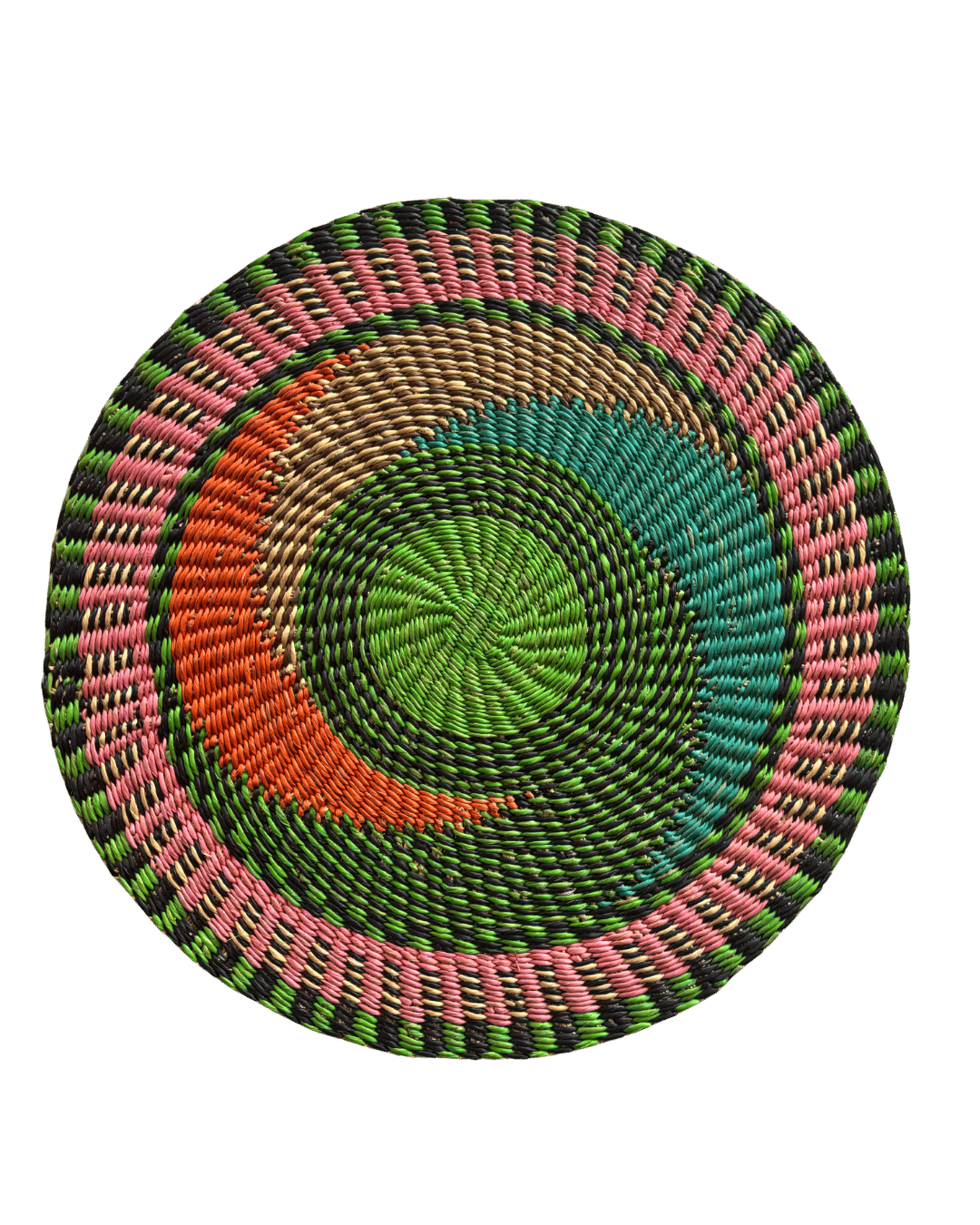 Colourful Placemats - Green Swirl | Set of 2