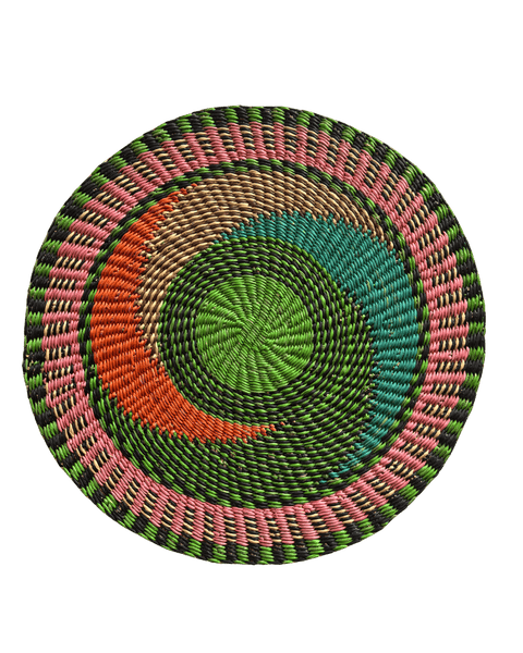 Colourful Placemats - Green Swirl | Set of 2
