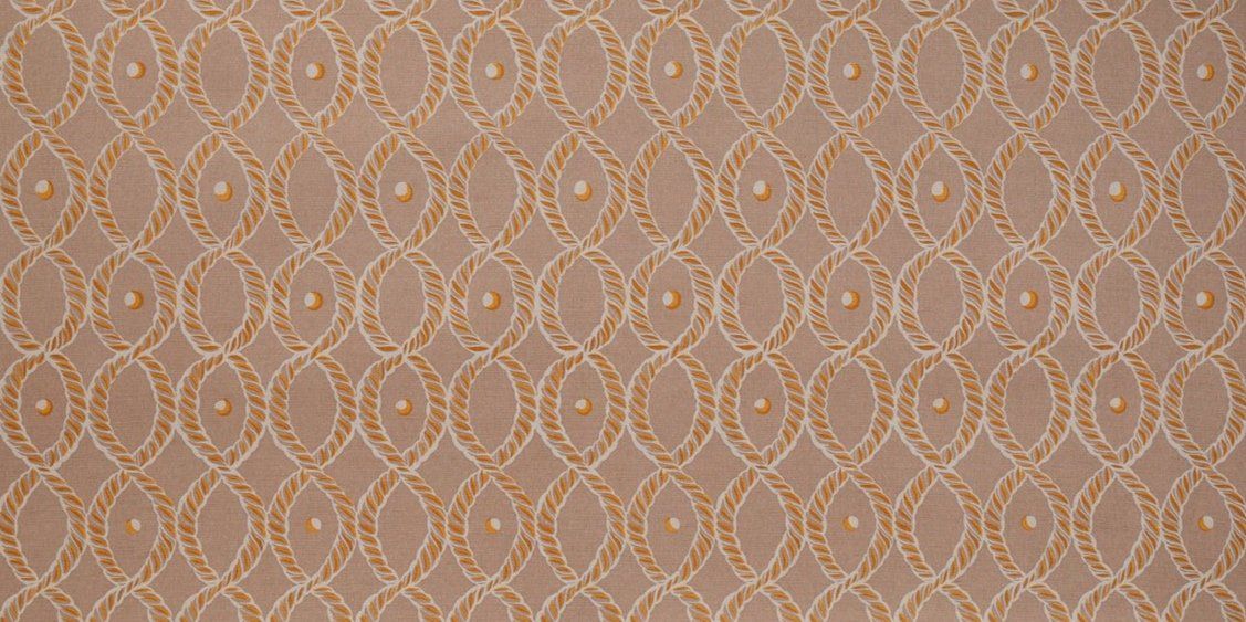 Dolly Fabric in Grey and Gold