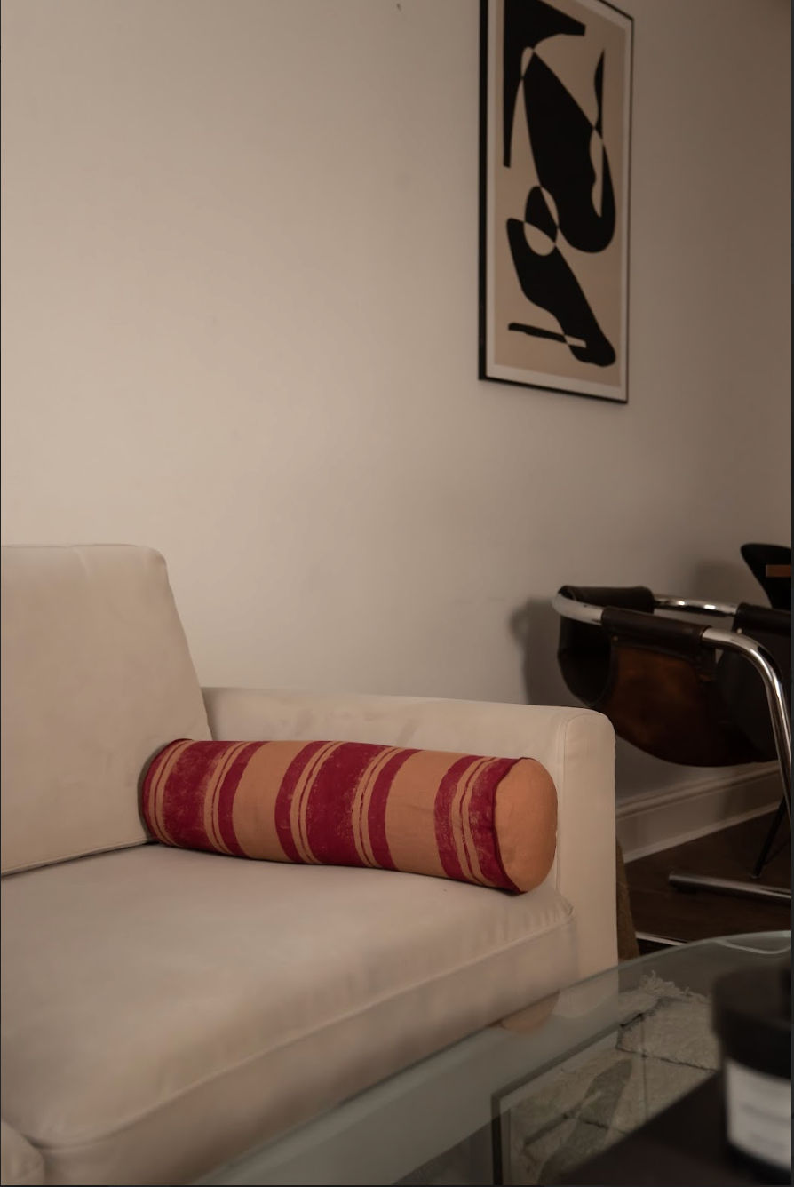 La Paz Terracotta Bolster Cushion