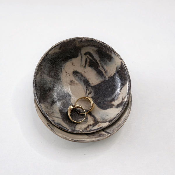 Mieke - Small Nerikomi Ceramic Trinket Set of 2