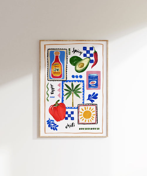Postcard from Mexico' Print