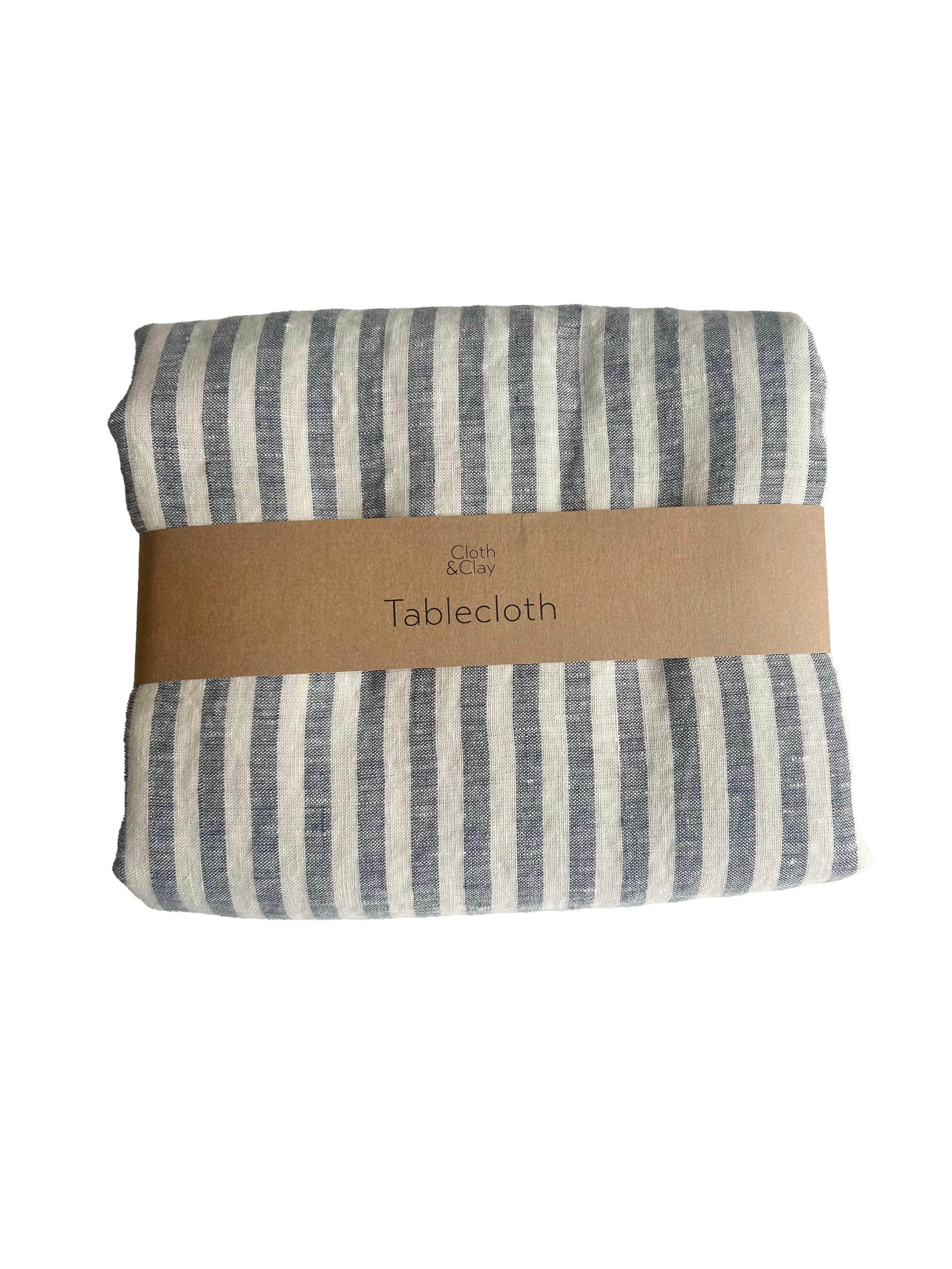 Linen Stripe Tablecloth