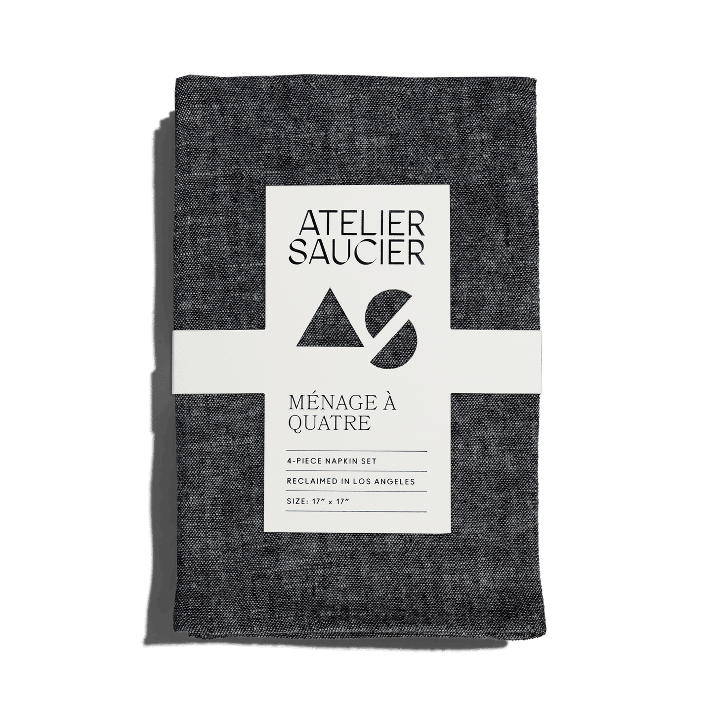 Charcoal Chambray Napkins | Set of 4