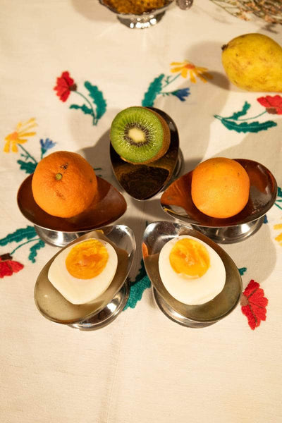 Vintage French Egg Coupes, Set of 5
