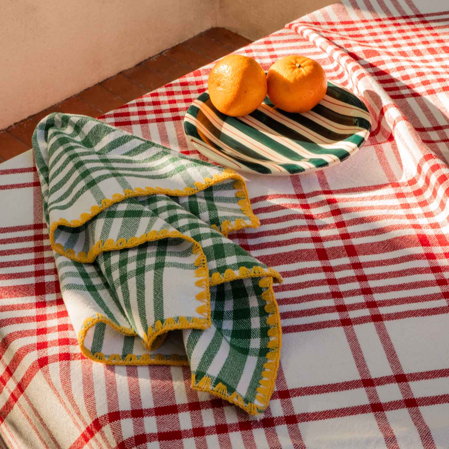 Trattoria Tablecloth Red