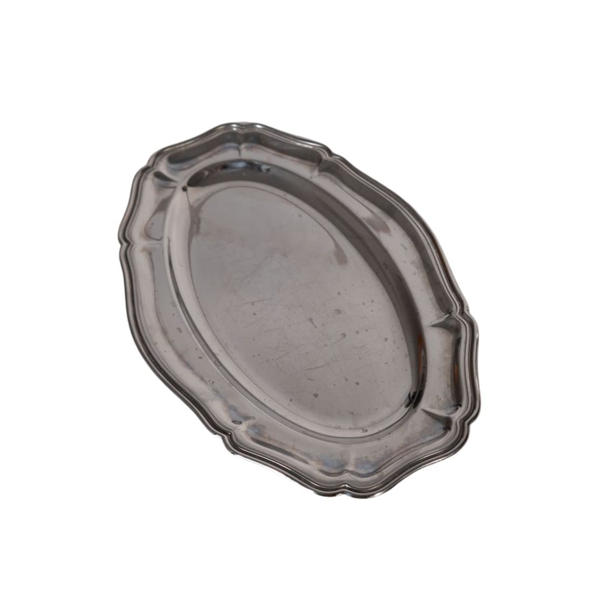 Vintage Adorned Silver Tray