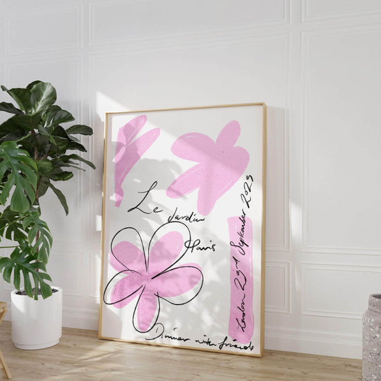 Le Jardin Blush Art Print