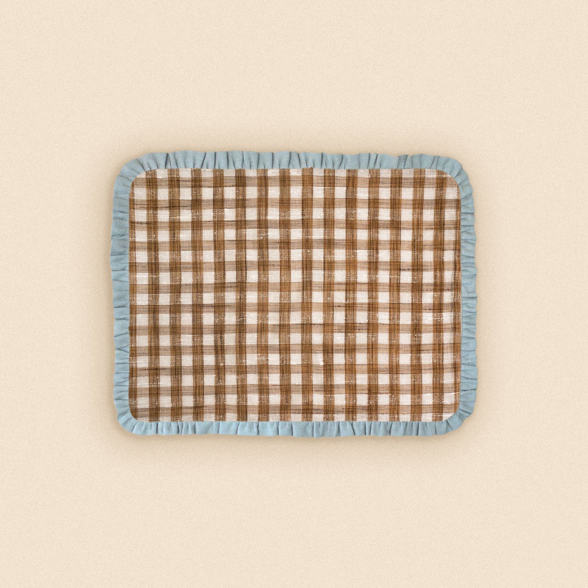 Geranium and Gingham Placemat