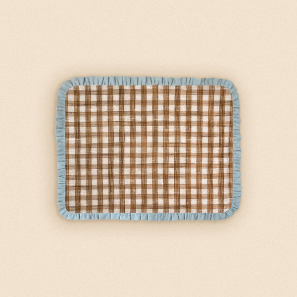 Geranium and Gingham Placemat