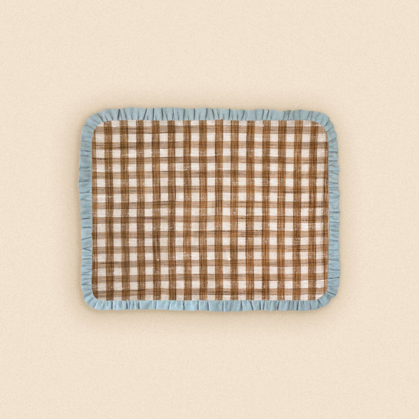 Geranium and Gingham Placemat