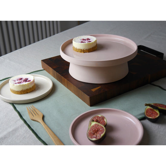 Large Ceramic Cake Stand, Blush