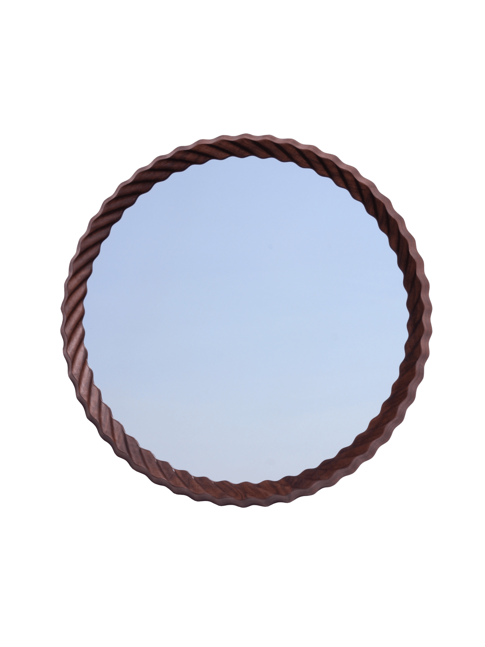 Kruller Midi Mirror - Walnut