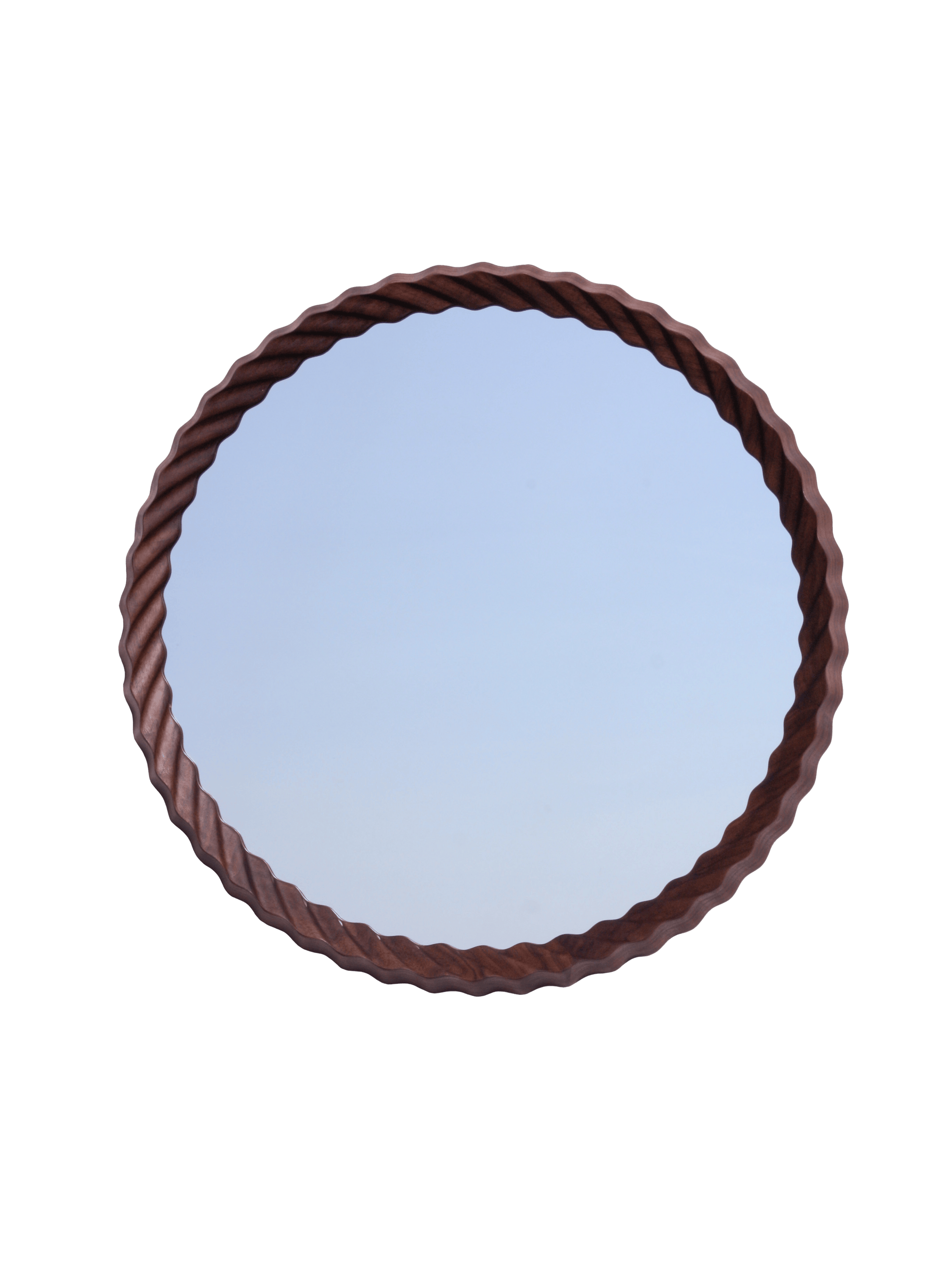 Kruller Midi Mirror - Walnut
