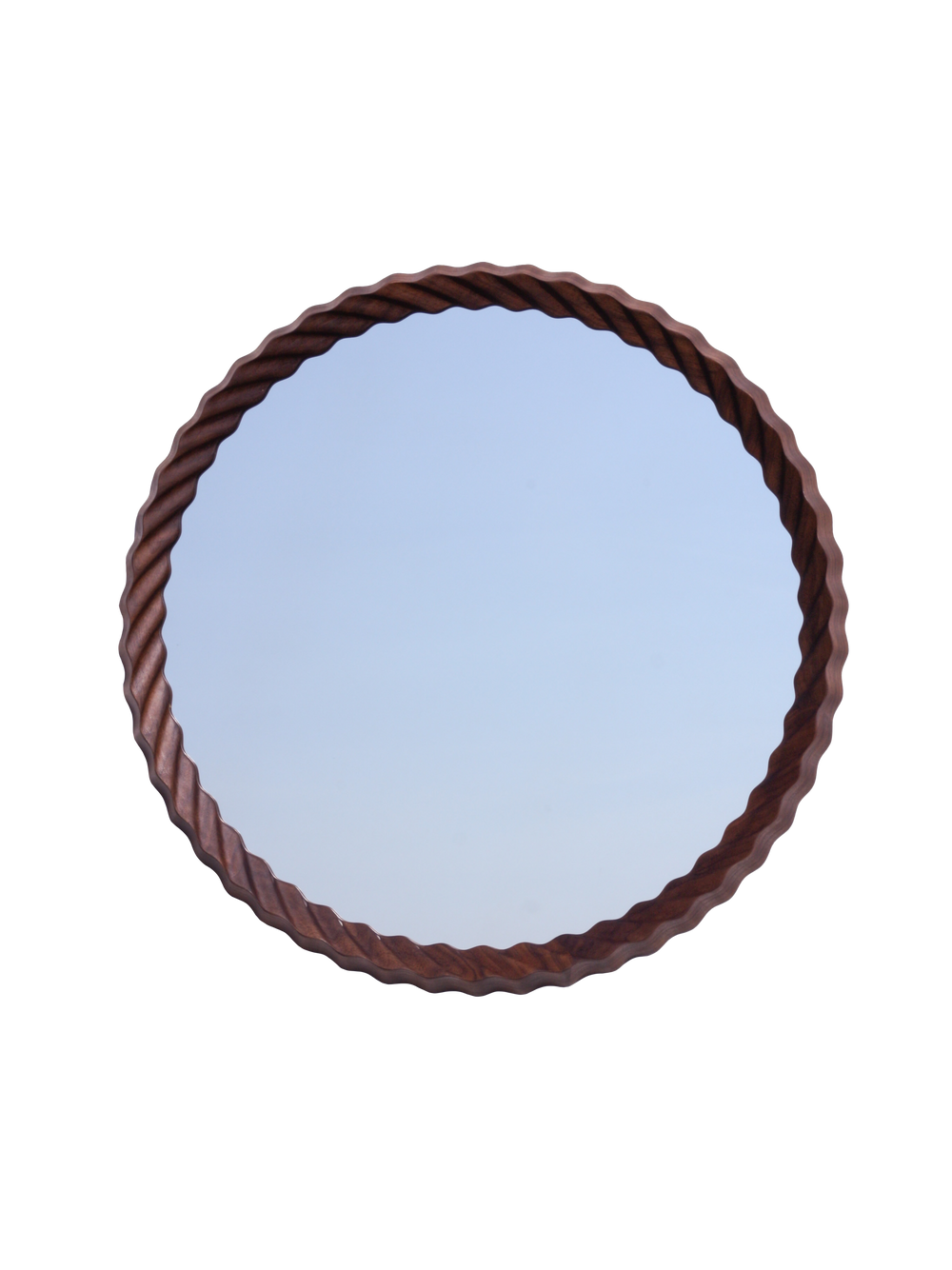 Kruller Midi Mirror - Walnut