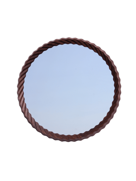 Kruller Midi Mirror - Walnut