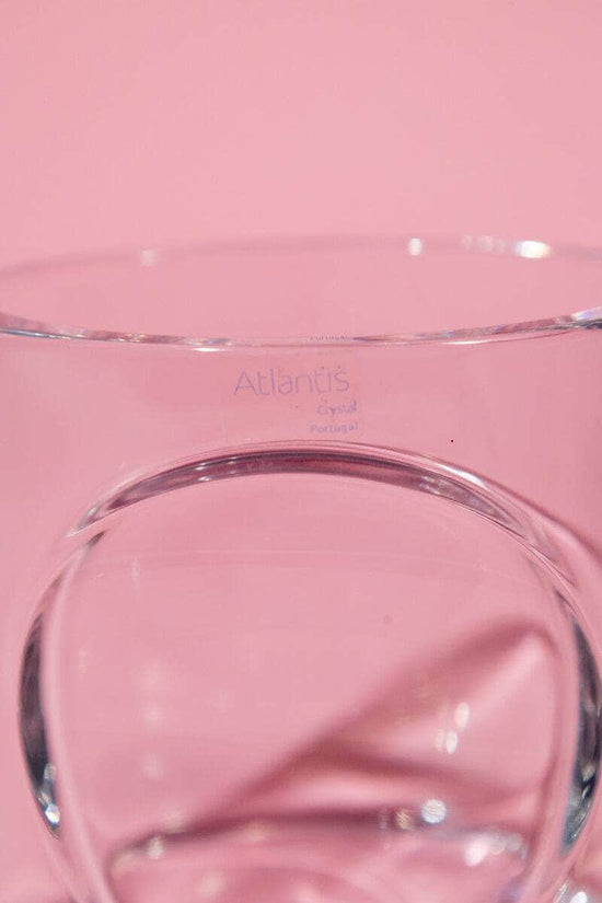 Rare Portuguese Crystal Pen Holder by Atlantis Portugal
