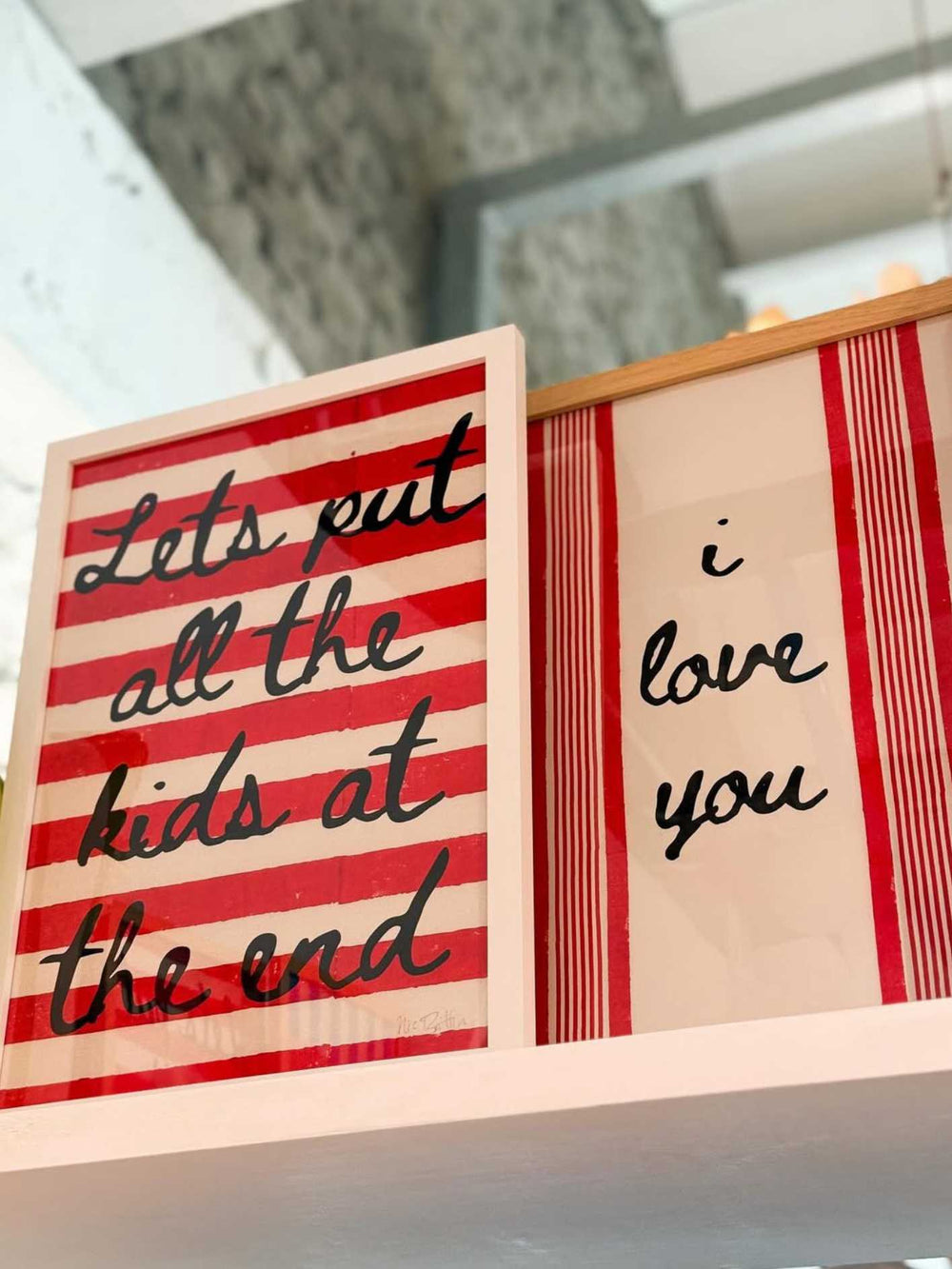 'Lets put all the kids at the end' Print