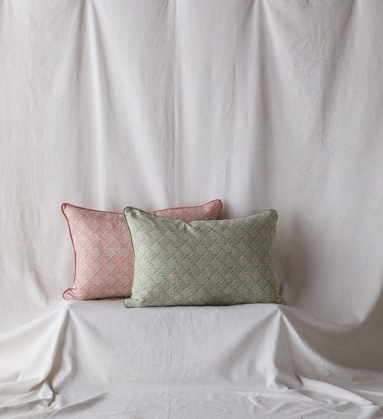 Thatch Fabric in Forest Green
