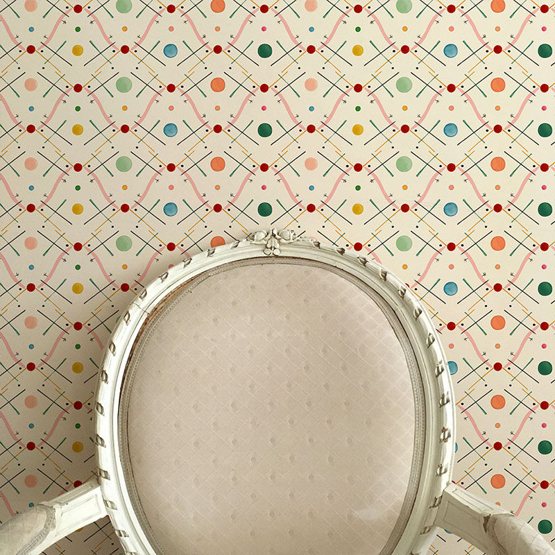 Improvisation Number 1 Wallpaper - Pink