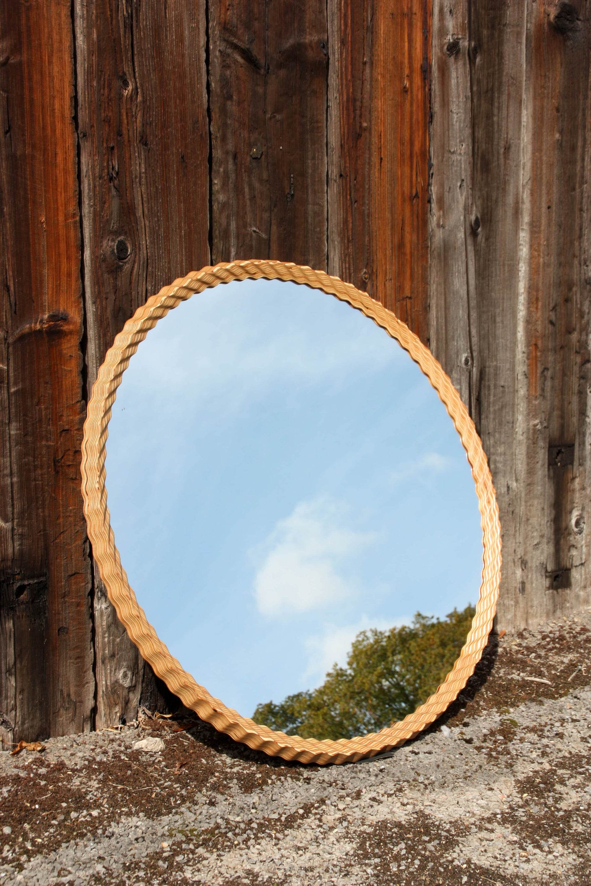 Kruller Grand Mirror - Birch Plywood