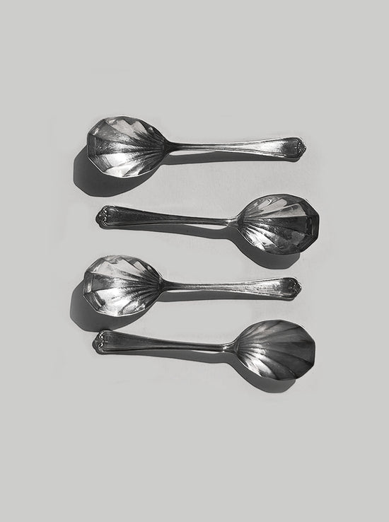 Set of 4 Shell Spoons