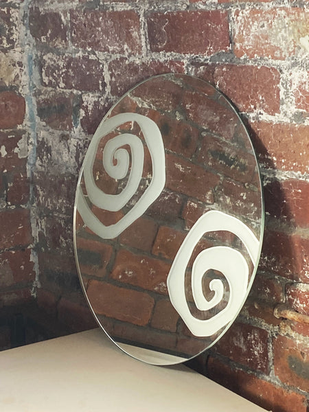 Spiral' Frosted Mirror