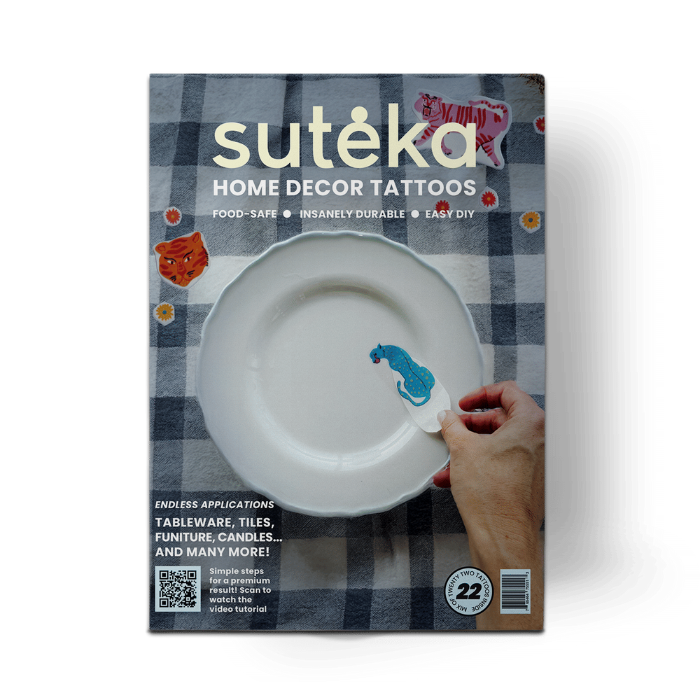 Big Cats Set - Mix DIY Plate Sticker Decoration