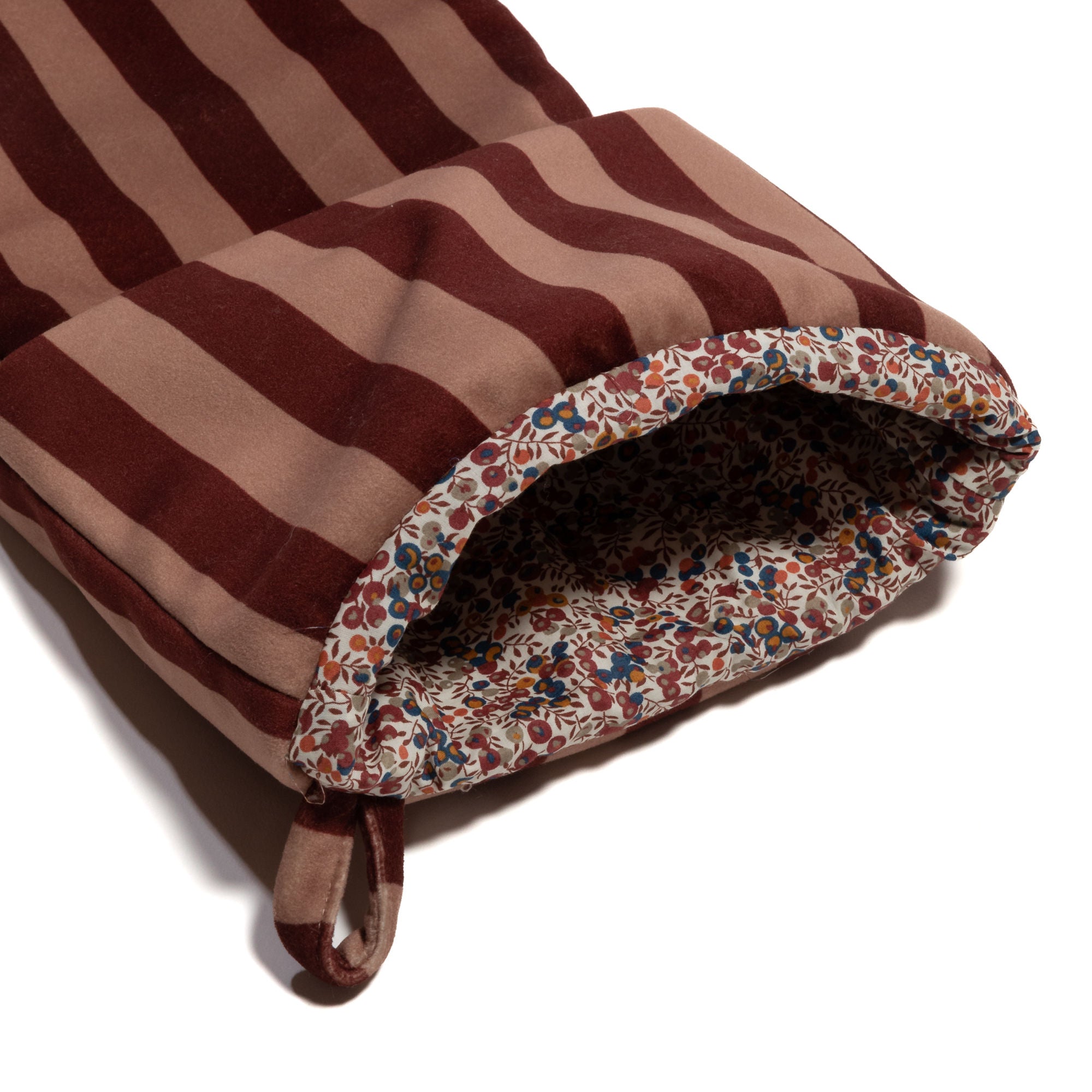 Velvet Christmas Stocking - Bougie