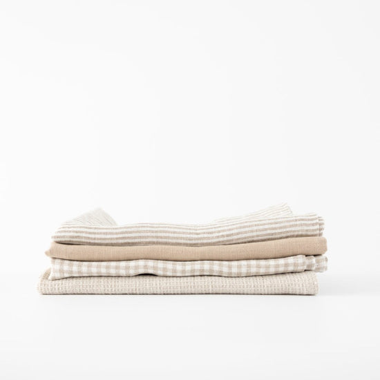 Linen Towels – Set of 4 Textures & Patterns