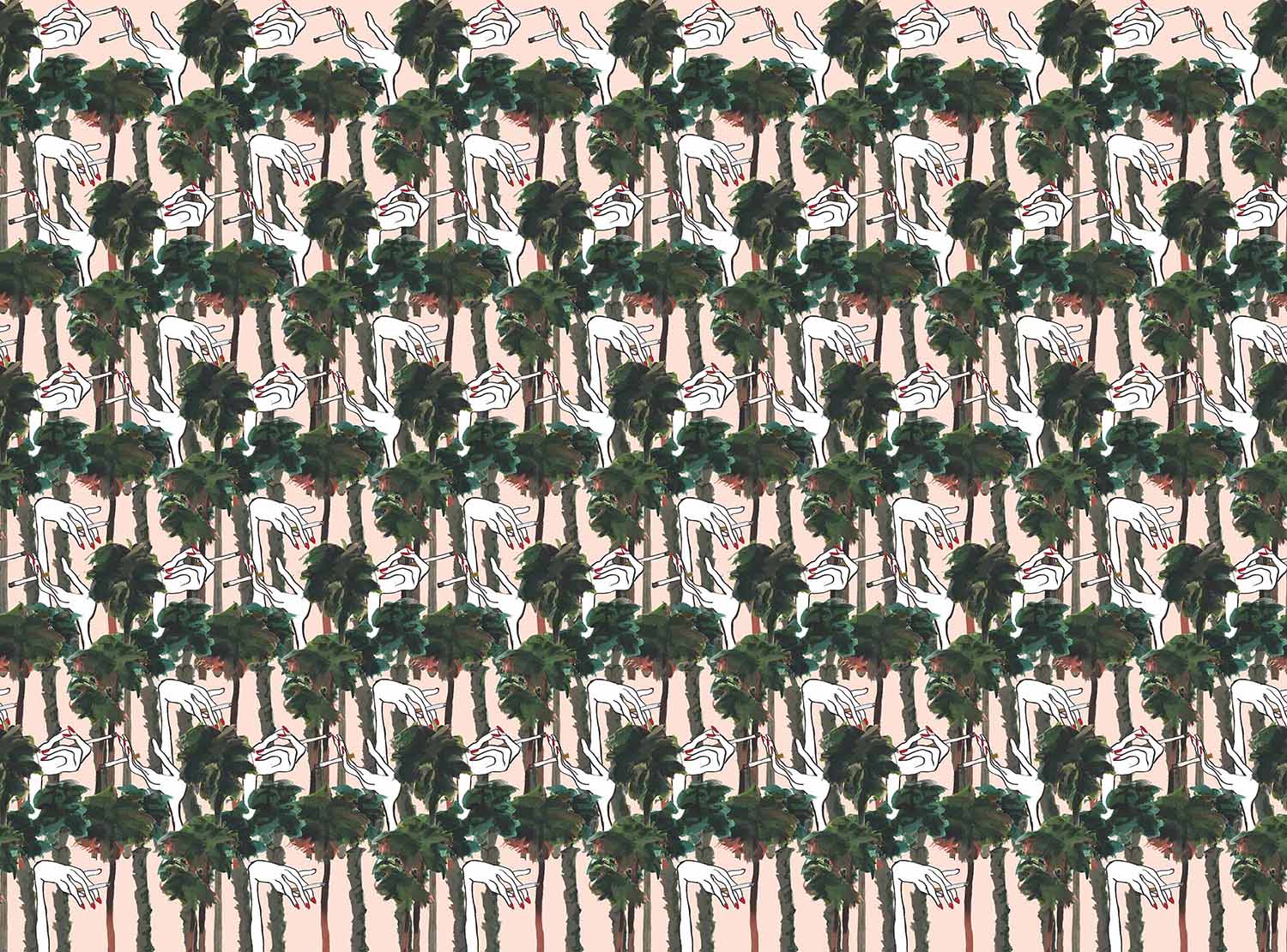 Clope in the Grove Wallpaper