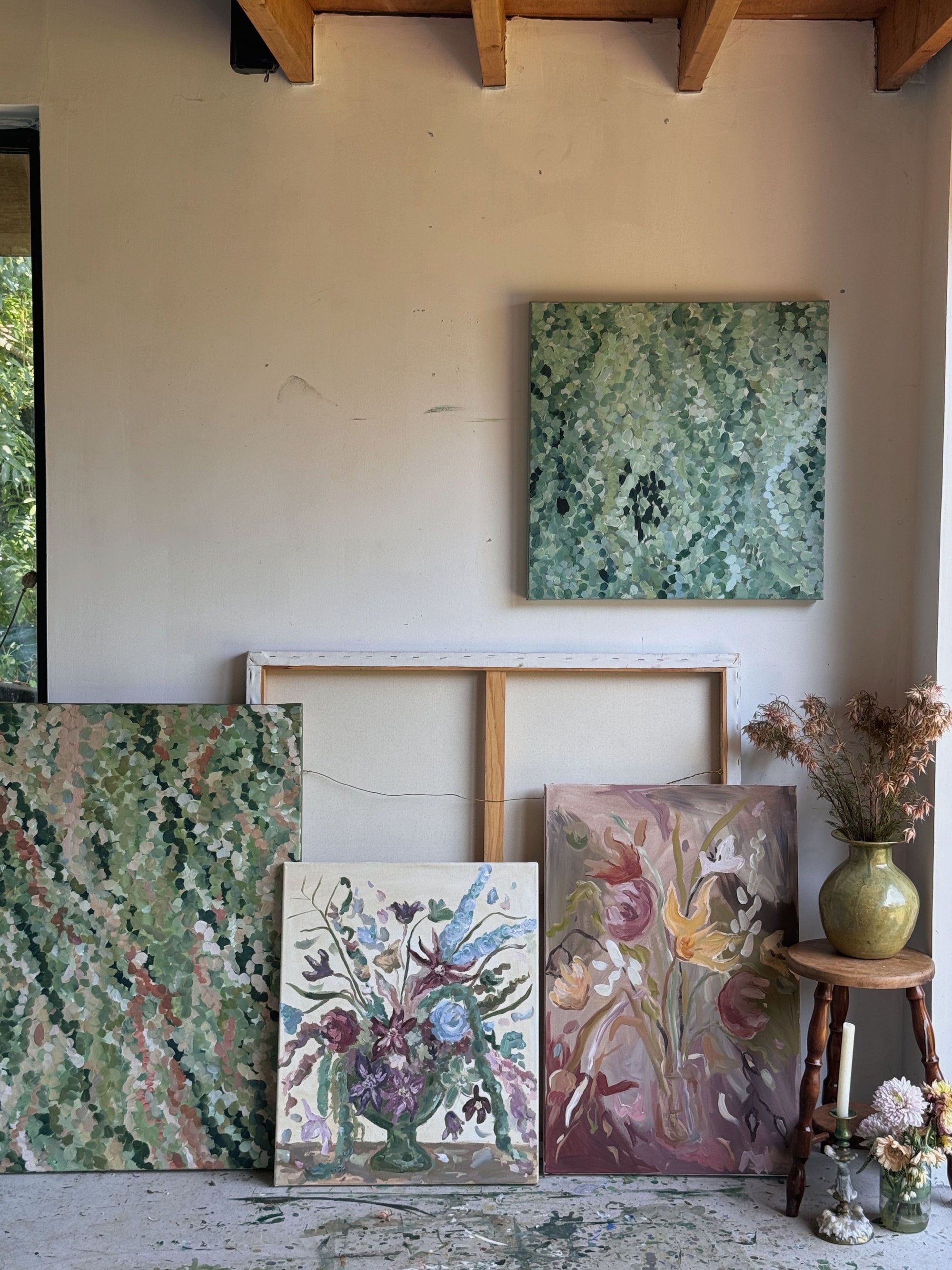 A Summer's Bunch Painting