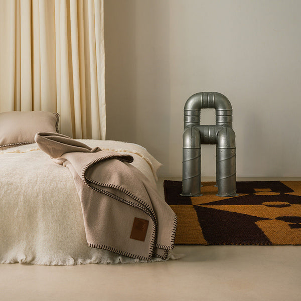 Latte Merino Blanket – Beige