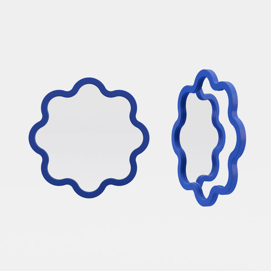 Hvyli Round 90 - Wavy Mirror
