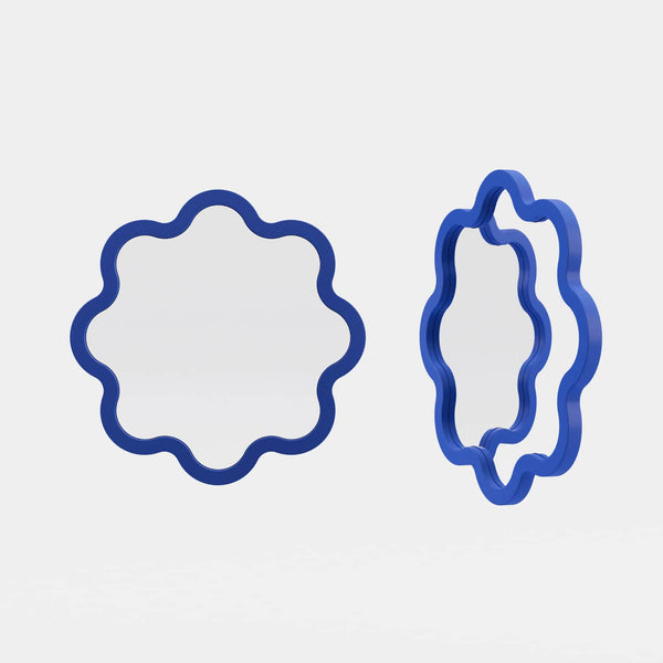 Hvyli Round 90 - Wavy Mirror