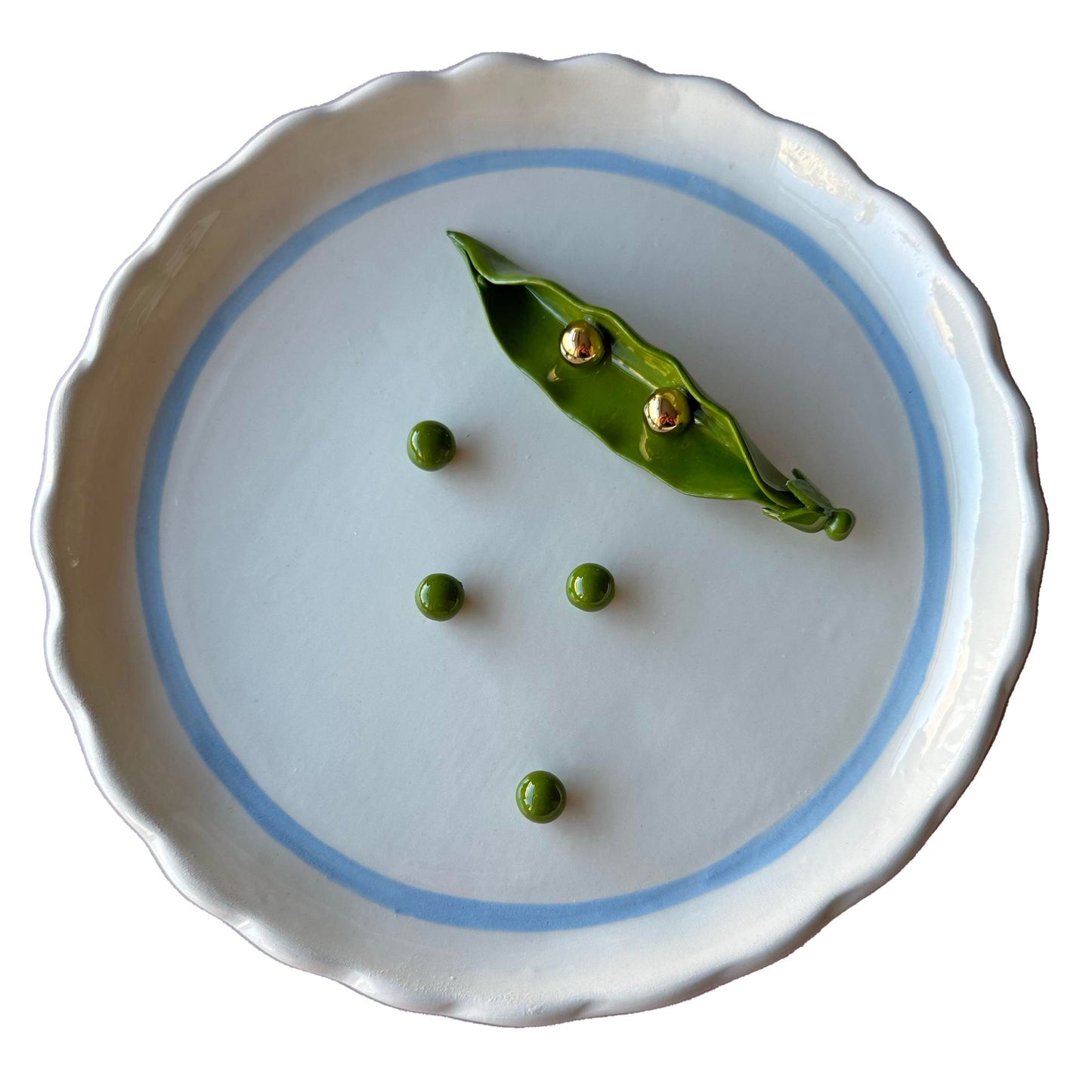 'Some Things ARE Meant to Pea' plate