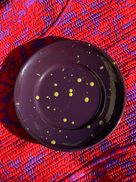 Hand Splatter Terracotta Dessert Plate