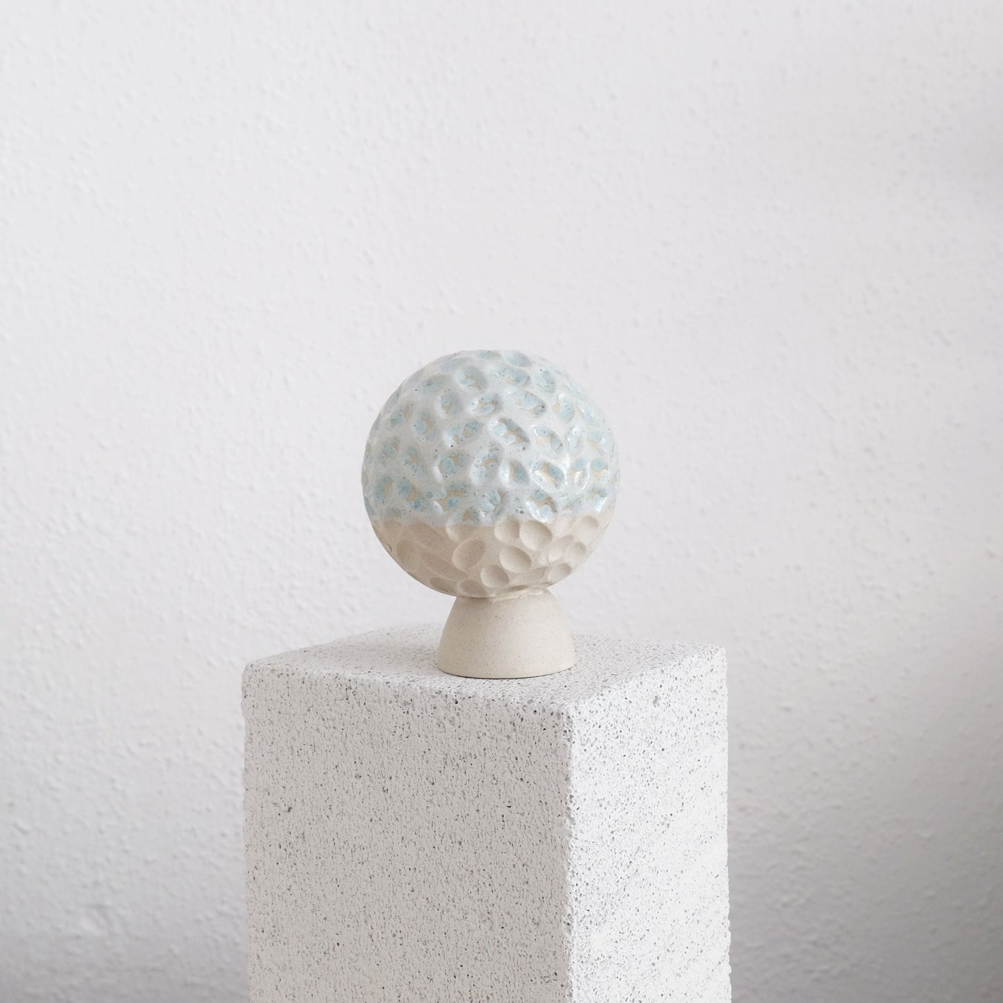 Lara - Carved Mini Vase - Brainy Blue