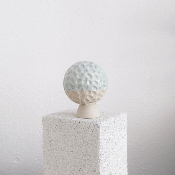 Lara - Carved Mini Vase - Brainy Blue