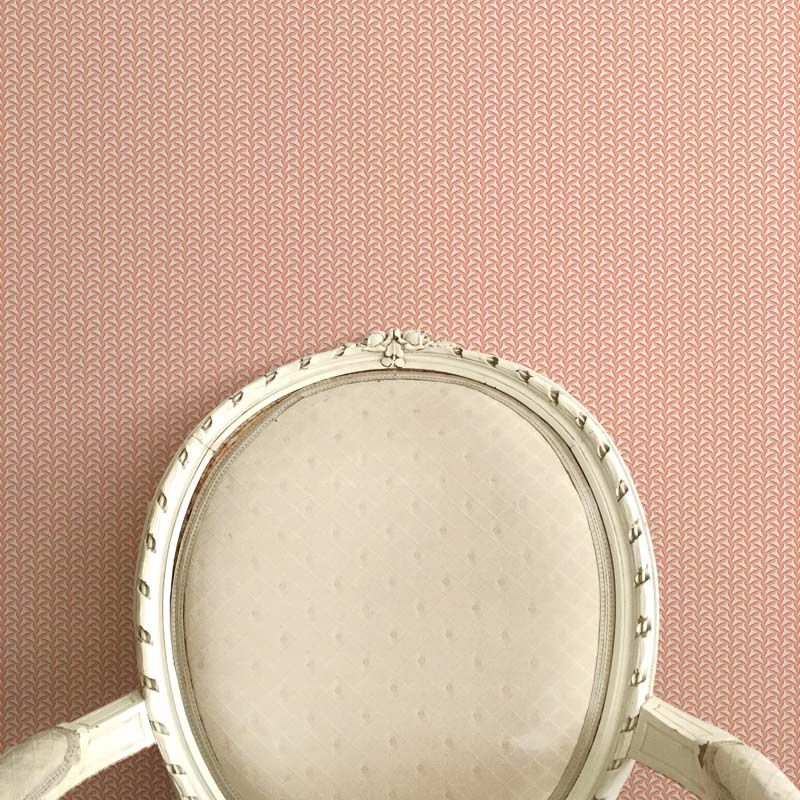 Tiny Tulips Wallpaper - Peach