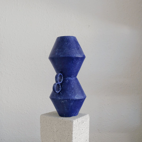 Gizella - Ceramic Vase - Blue
