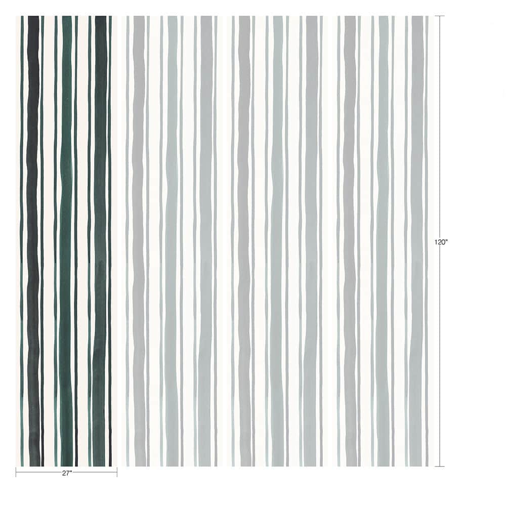 Forest Stripe Wallpaper