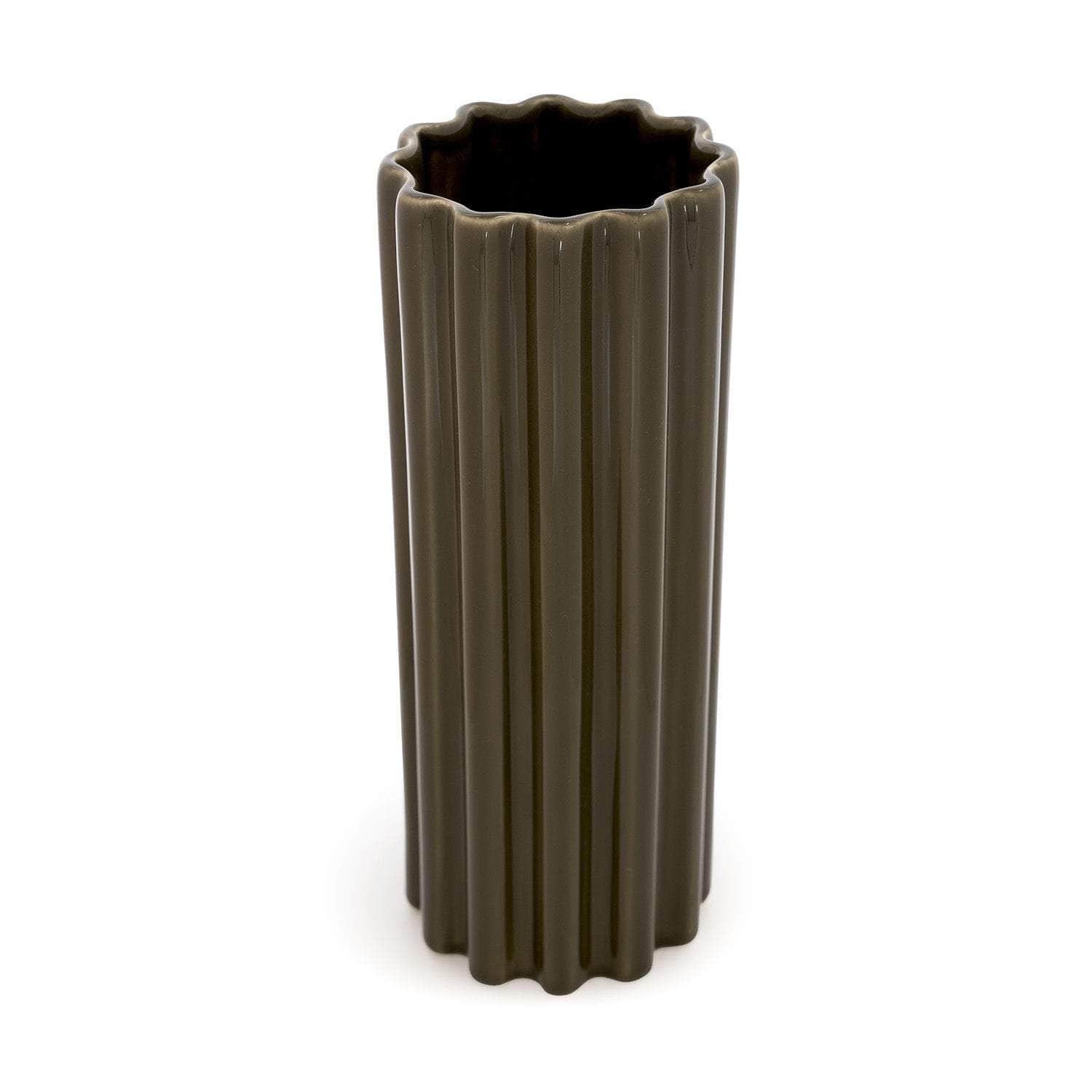 Ceramic Vase Churro Green