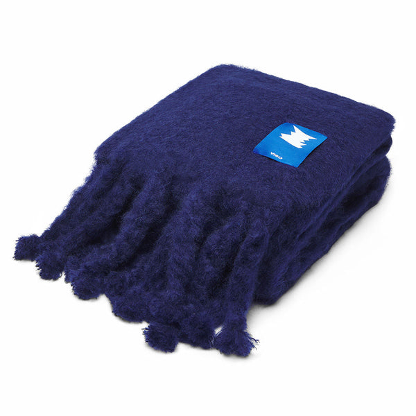 Azurro Mohair Blanket – Navy