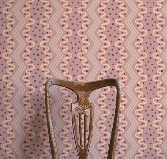 Madame Ziggle Wallpaper - Blueberry Yoghurt