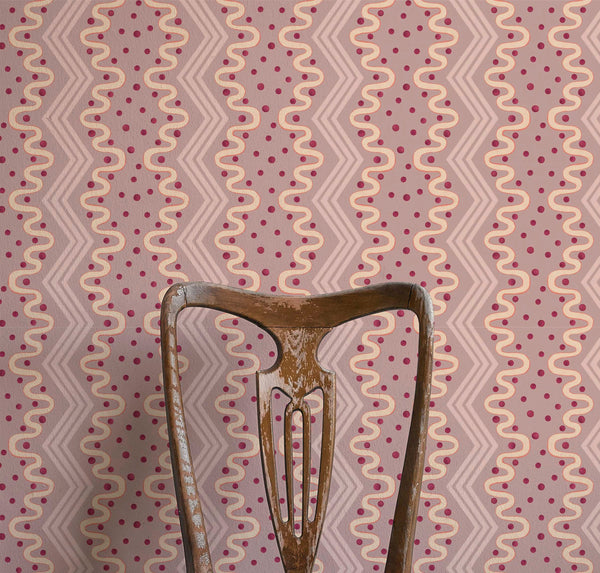 Madame Ziggle Wallpaper - Blueberry Yoghurt