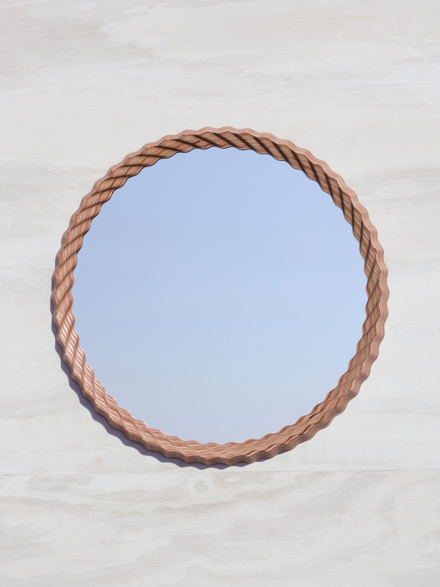 Kruller Midi Mirror - Birch Plywood